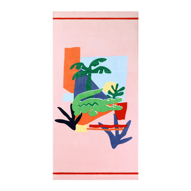 Lacoste Cotton Beach Towel Wayfair Canada